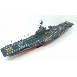 Model Plastikowy - ATLANTIS Models Statek Okręt Lotniskowiec 1:500 USS Ticonderoga Carrier CV14 Angled Deck Carrier - AMCR611